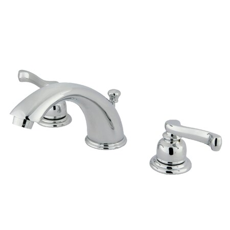 Kingston Brass KB961FL Widespread Bathroom Faucet, Polished Chrome KB961FL